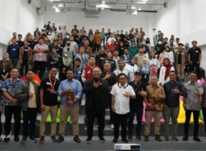 Walikota Malang H Sutiaji pose bersama usai menghadiri halal bihalal Startup Singo Edan (istimewa)