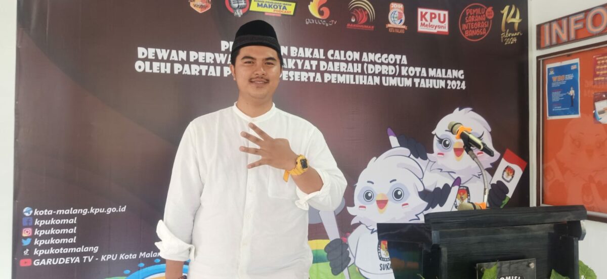 Muhammad Ramadhandy (24), sosok Bakal Calon Legislatif (Bacaleg) Partai Golkar dapil Blimbing, tertarik terjun ke dunia politik karena ingin mewakili daerahnya