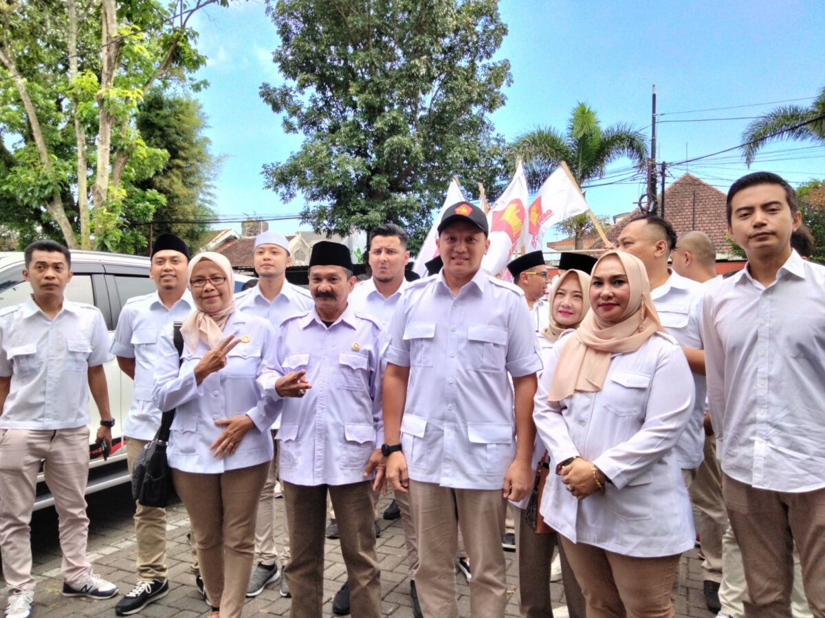 Partai Gerindra Kota Malang, Bawa Bacaleg 50 Persen Lebih Kaum Milenial Daftar ke KPU