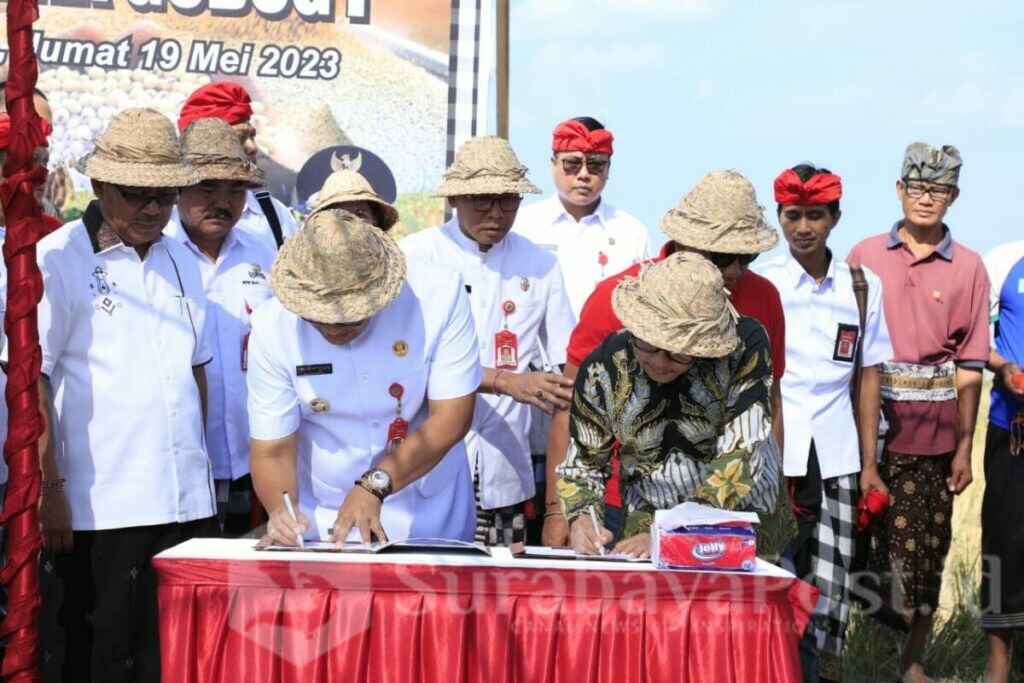 Penandatangan perjanjian kerjasama Pemerintah Kota Malang dengan Pemerintah Kabupaten Tabanan (dok.humas Pemkot Malang)