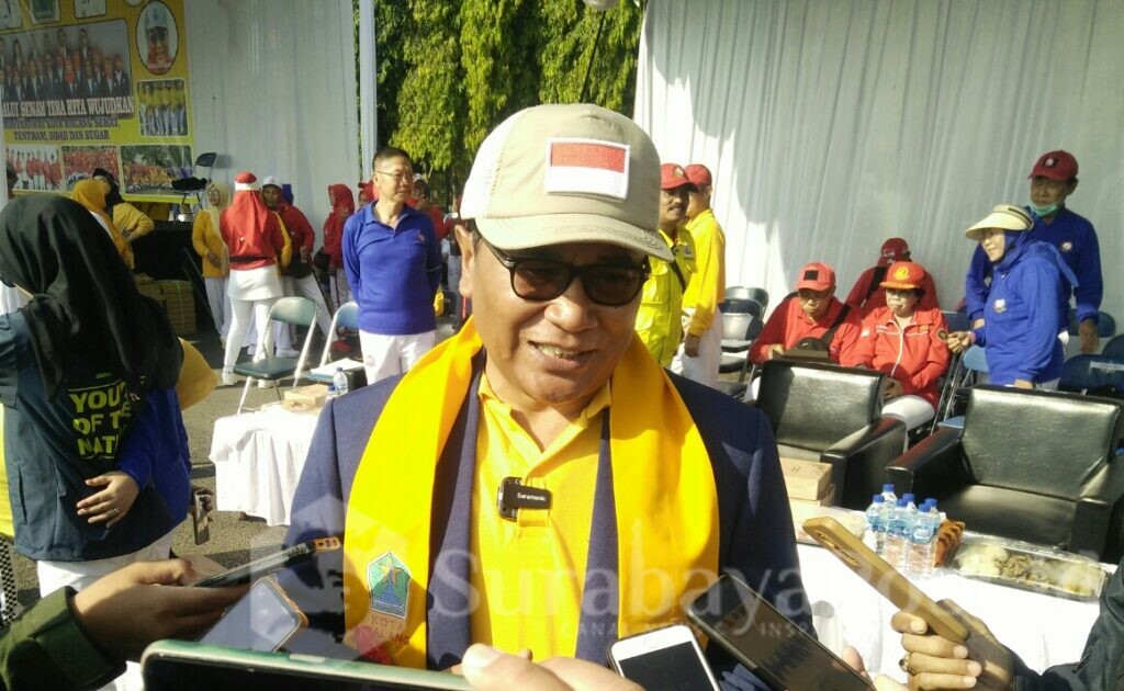 Wakil Walikota Malang sekaligus Ketua STI Kota Malang, Sofyan Edi Jarwoko memberikan keterangan kepada wartawan