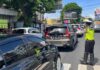 Ratusan personel Satlantas Polresta Malang Kota disiagakan guna mengantisipasi kepadatan lalu lintas di masa libur panjang. (istimewa)