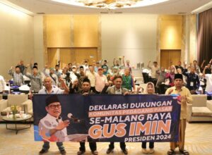 Komunitas pedagang se-Malang Raya menggelar deklarasi dukungan kepada Gus Muhaimin Iskandar sebagai Presiden 2024 (istimewa)
