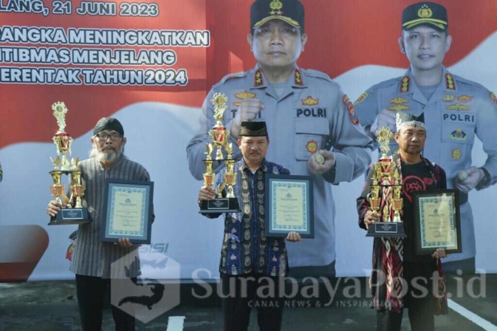 Inilah pemenang lomba Satkamling yang digelar Polresta Malang Kota (ist)