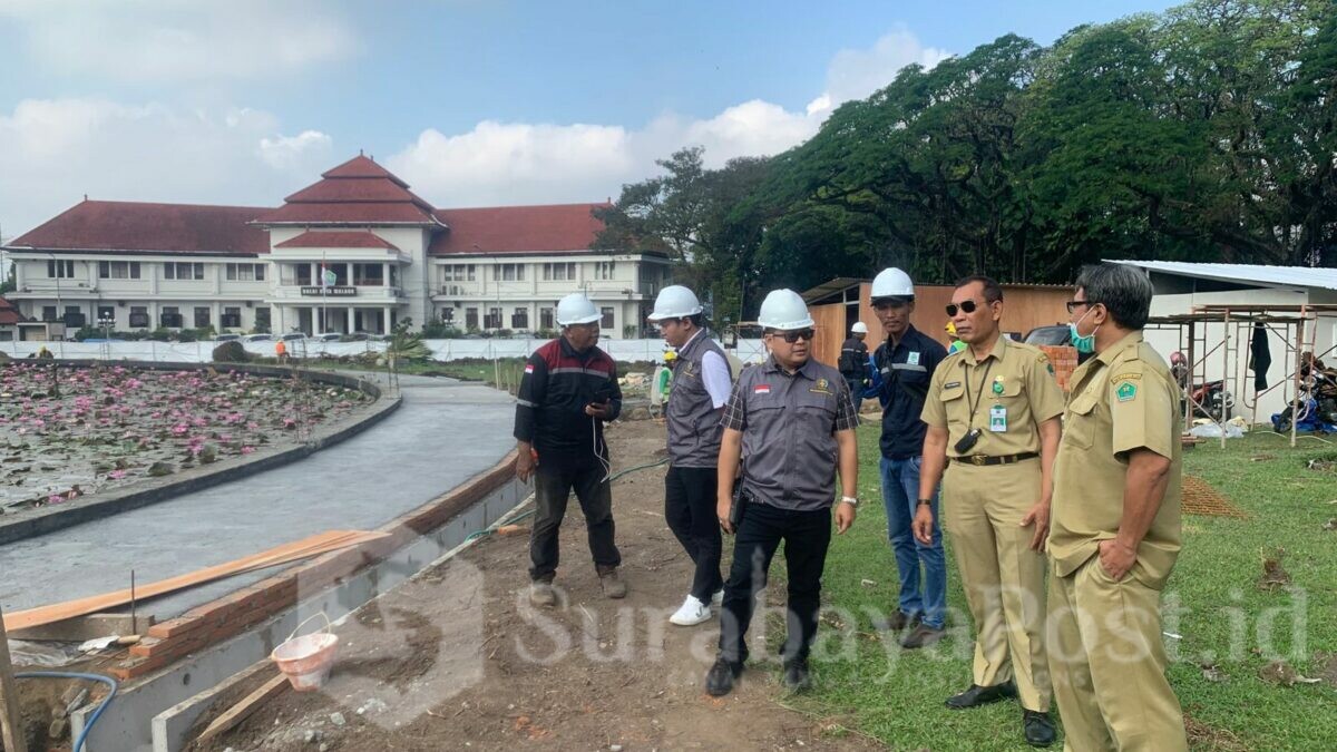 Tim PPS Kejari Kota Malang, tinjau Revitalisasi Alun-alun Tugu (dok.kejari)