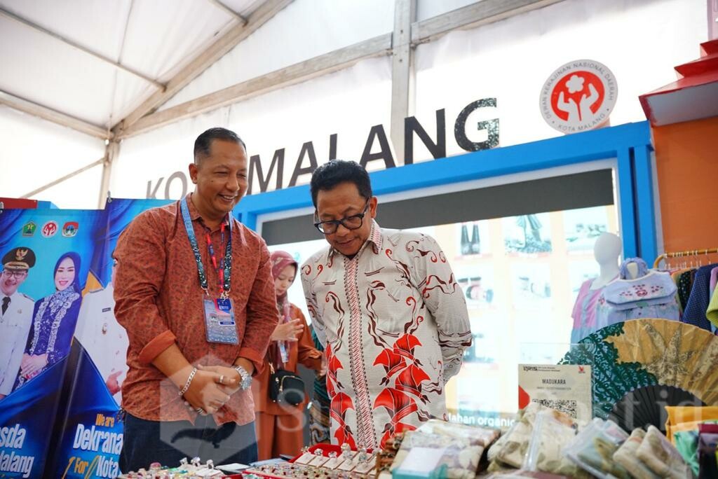 Produk UMKM Kota Malang Laris Manis di ICE Makassar 2023 (ist)