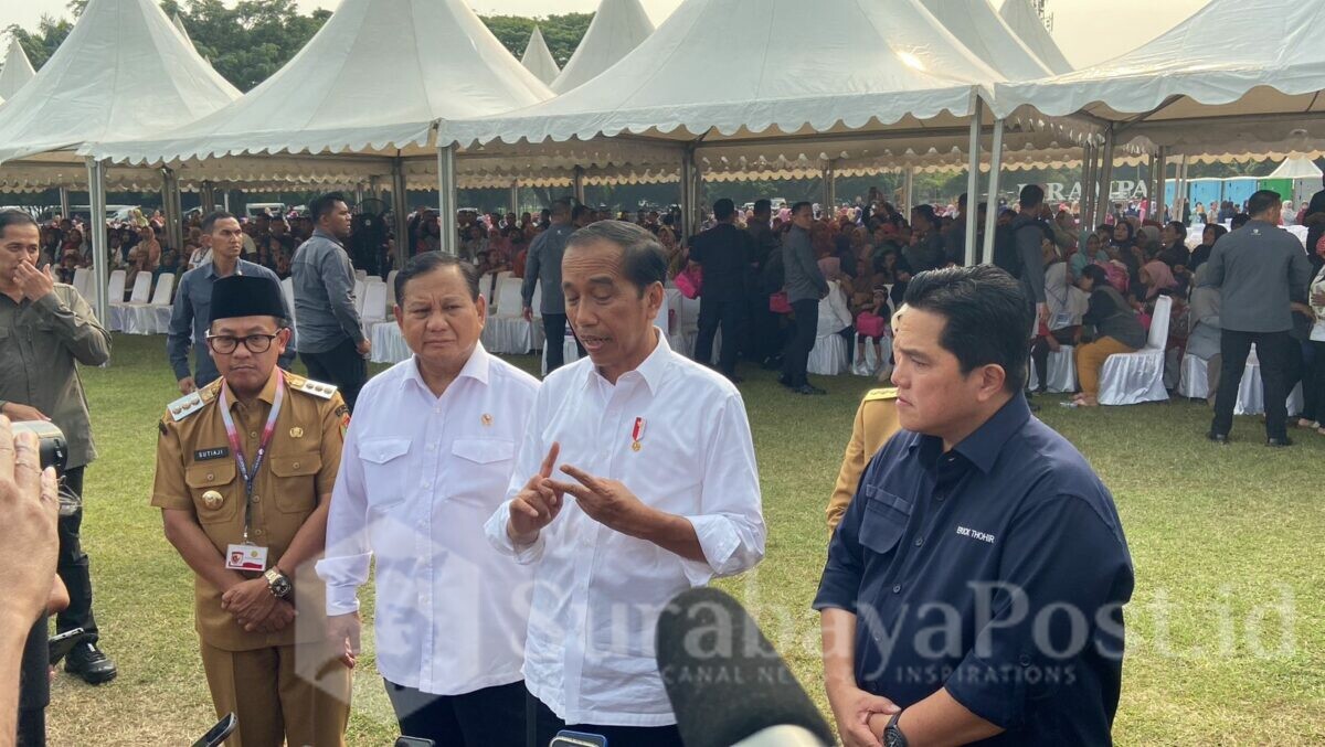 Walikota Malang, H Sutiaji saat mendampingi kunjungan kerja Presiden Jokowi di Kota Malang (ist)