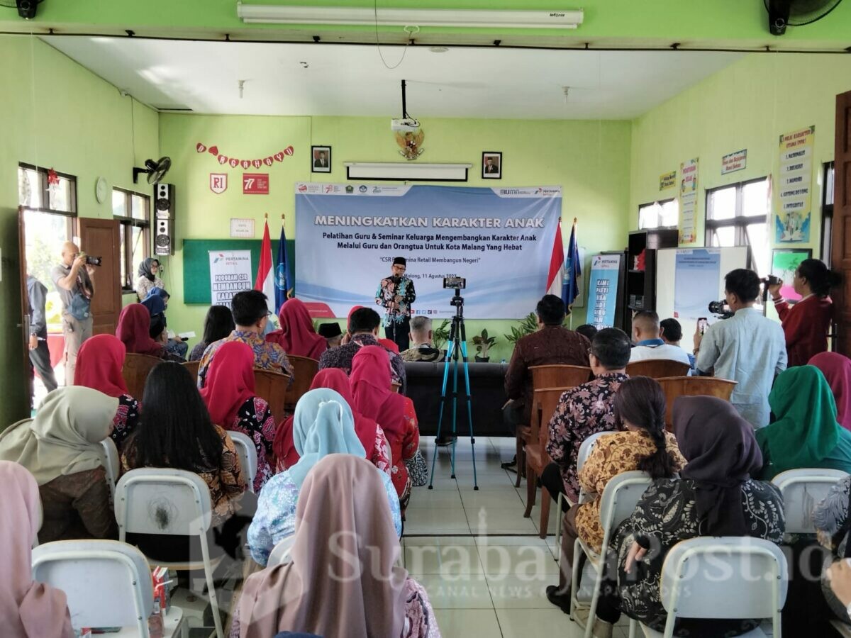 Pelatihan peningkatan karakter anak itu digencarkan di 5 SD yang ada di Kelurahan Tanjungrejo, Sukun, Kota Malang. Program yang melibatkan guru hingga orang tua ini diselenggarakan mulai 8 hingga 18 Agustus 2023 mendatang.