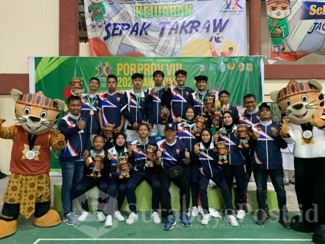 Cetak sejarah, tim sepak takraw Kota Malang berhasil membuat sejarah baru dengan meraih medali 3 perunggu dalam ajang PORPROV VIII Jawa Timur tahun 2023 di Mojokerto