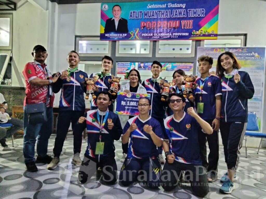 Tim Muay Thai Kota Malang di ajang Porprov VIII Jatim