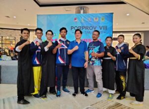 Sukses dan melampaui target. Tim Wushu Kota Malang sukses mendulang 6 medali emas di ajang Pekan Olahraga Provinsi (Porprov) VIII Jawa Timur tahun 2023 yang digelar di Sunrise Mall, Kota Mojokerto. (ft.cholil)