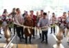 Deputi Bidang Pelayanan Publik Kemenpan RB, Diah Natalisa meresmikan pembangunan tiga gedung milik Polresta Malang Kota, Sabtu ( 16/09/2023).