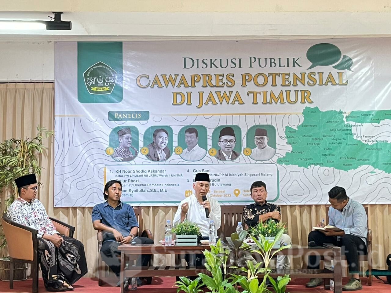 Diskusi publik Cawapres Potensial di Jawa Timur (ist)