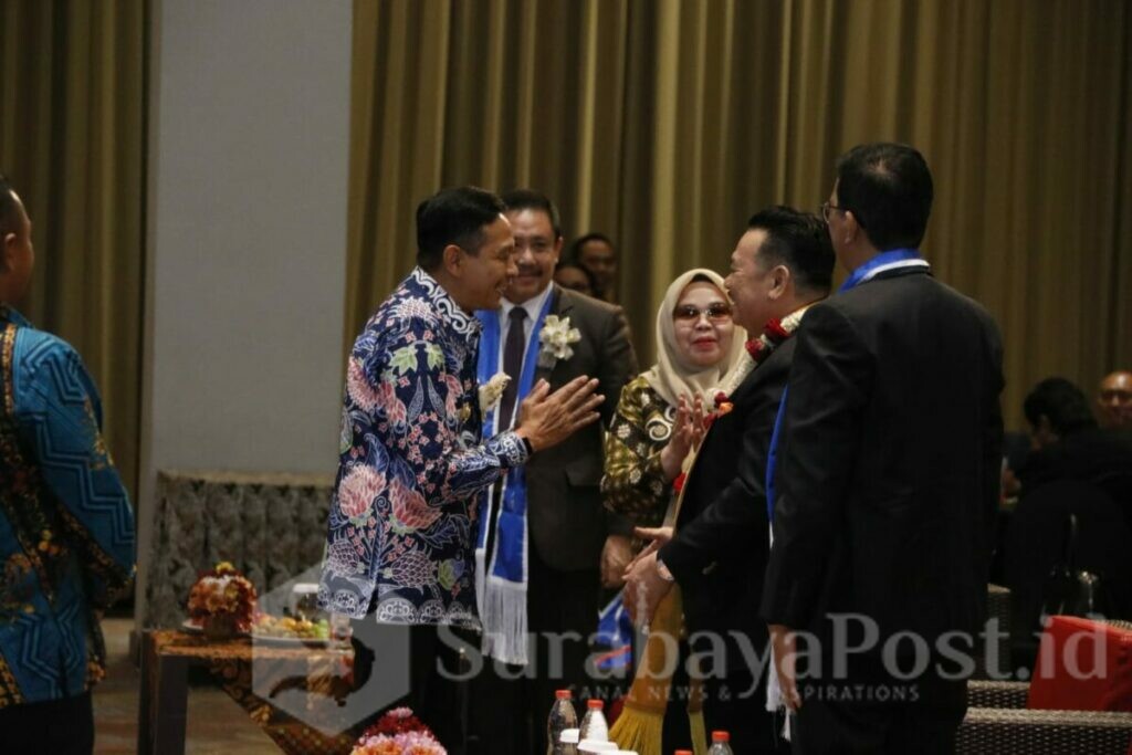 Pj Walikota Malang, Wahyu Hidayat disela kegiatan pelantikan pengurus DPC Peradi Se- Jatim