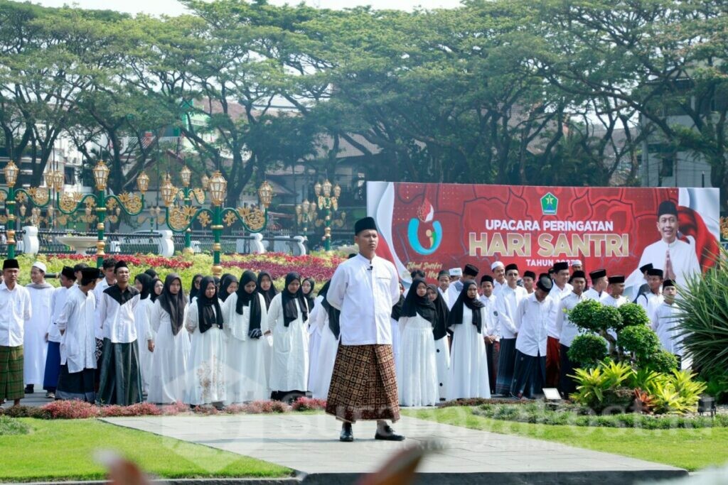 Upacara Hari Santri tahun 2023 di Balaikota Malang (ist)