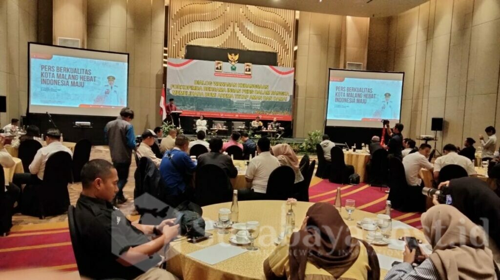 Dialog wawasan kebangsaan yang digelar Pemkot Malang bersama Forkopimda dan Insan Pers di Hotel Mercure Kota Malang