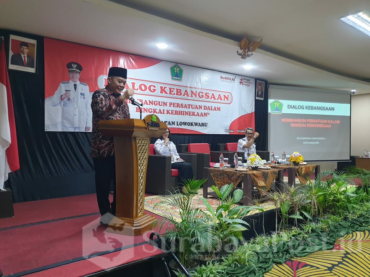 Jadi Narasumber Dialog Kebangsaan, Ketua DPRD Kota Malang Ajak Masyarakat Tetap Bersatu di Tengah Perbedaan