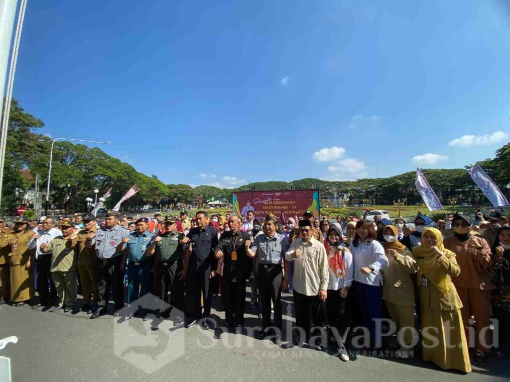 Peringatan HKN, Pj. Walikota Malang Tekankan Pentingnya Enam Pilar Transformasi Kesehatan (dok. Prokompim)