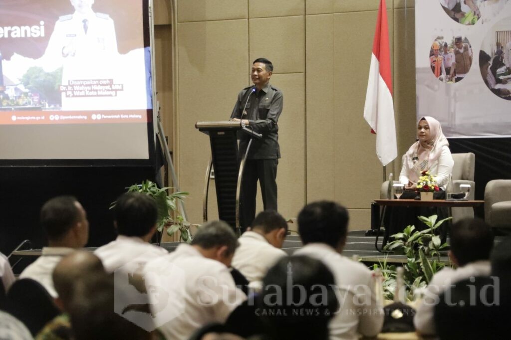 Jelang Pesta Demokrasi, Pj. Walikota Malang Beri Penguatan Wawasan Kebangsaan. (Dok. Prokompim)