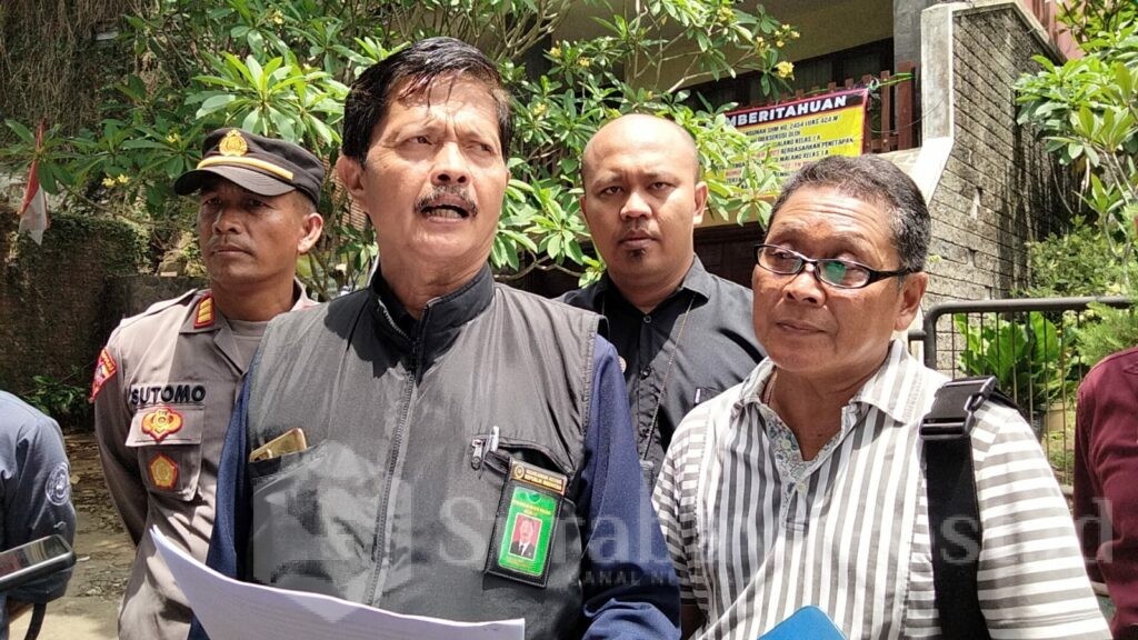 Panitera PN Kelas 1A Kota Malang, Rudy Hartono menjelaskan detail jalannya eksekusi