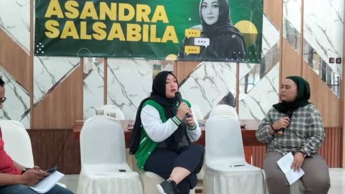 Caleg DPR RI dari PPP Dapil Malang Raya, Asandra Salsabila