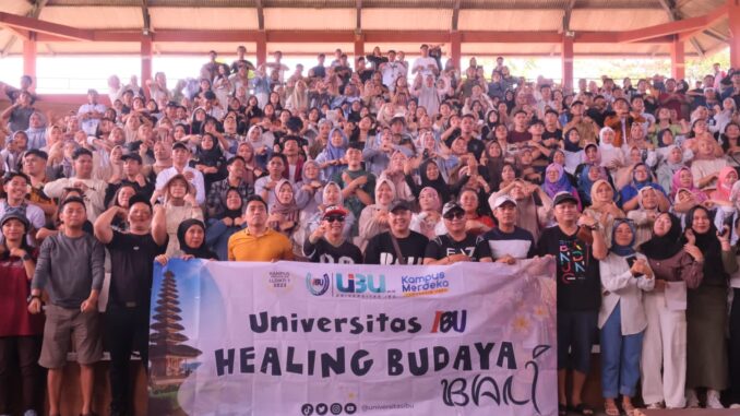 Kenalkan budaya, ratusan mahasiswa PMM3 Universitas Insan Budi Utomo Malang diajak Healing ke Bali (dok.humas UIBU)