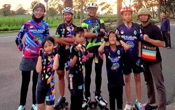 Atlet Sepatu Roda binaan PORSEROSI Kota Malang (ist)