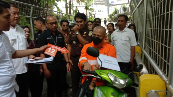 Rekonstruksi pembunuhan dan mutilasi di Sawojajar Malang, aksi keji terungkap dalam 21 adegan yang diperagakan tersangka, Rabu (24/01/2024)