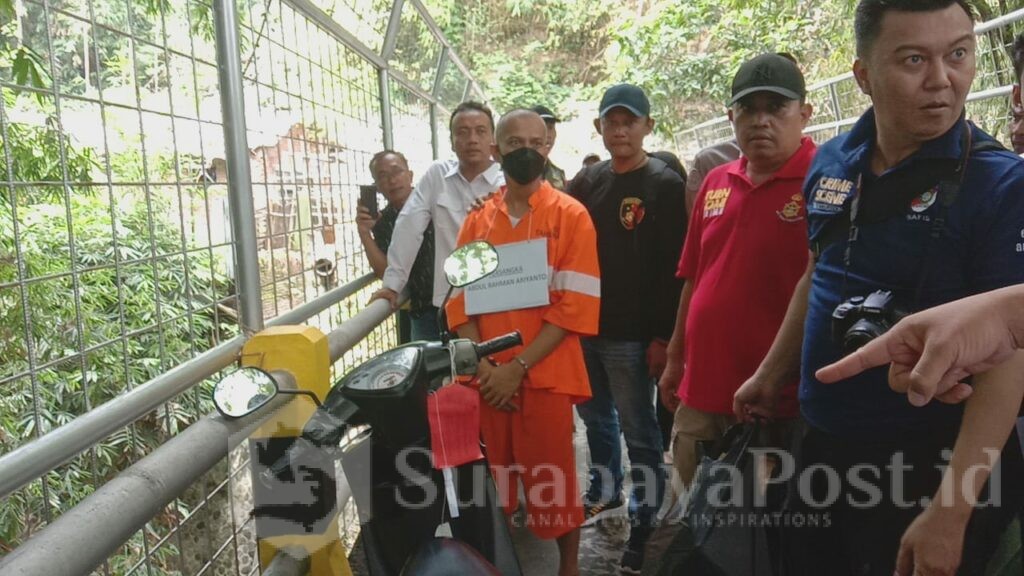 Proses rekonstruksi pembunuhan dan mutilasi di Sawojajar Kota Malang