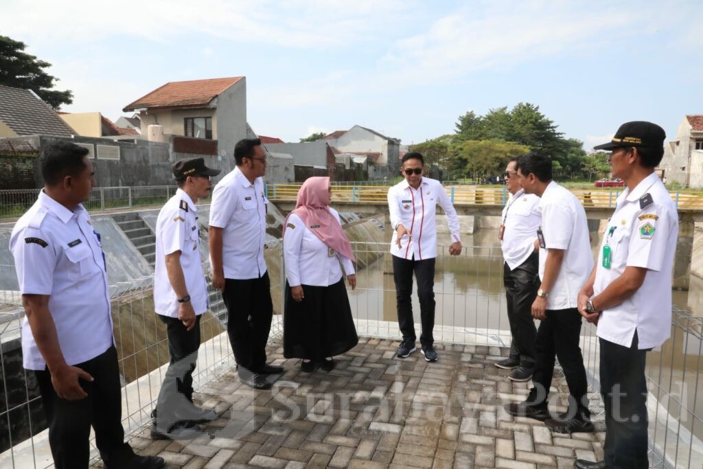 Antisipasi Banjir dan Genangan, Pi. Wahyu Hidayat Pastikan Boezem Tunggulwulung Siap Tampung Limpahan Air. (Dok. Prokompim)