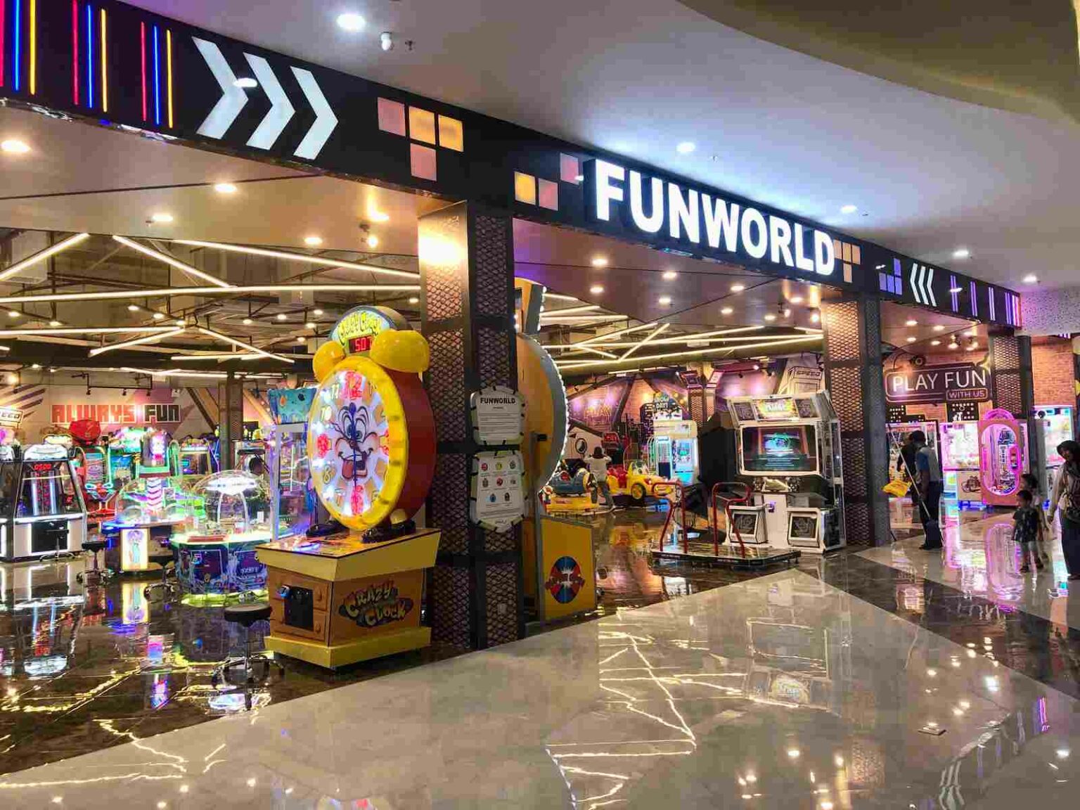 Kabar Gembira!! Funworld Dengan 130 Mesin Permainan Baru Kini Hadir di ...