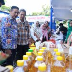 Gelar GPM, Pj. Walikota Malang, Wahyu Hidayat menghimbau masyarakat membeli sesuai kebutuhan. (Sumber Prokompim)