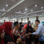 Pj. Wali Kota Malang, Wahyu Hidayat hadiri halalbihalal bersama keluarga besar Dinas Pendidikan dan Kebudayaan Kota Malang. (ist)
