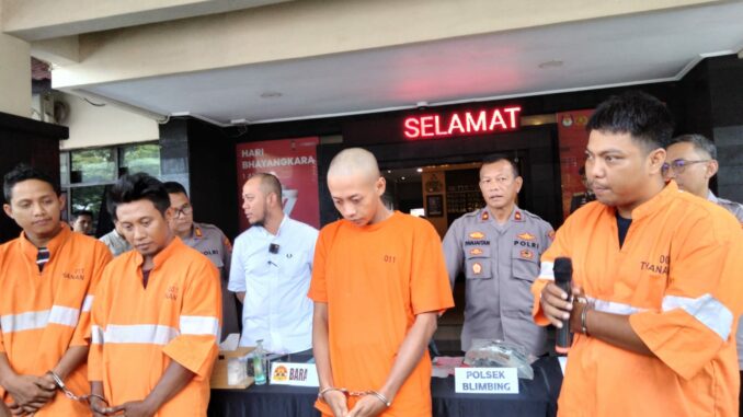 Inilah empat pelaku komplotan curanmor di 19 TKP di Kota Malang