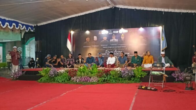 Silaturahmi dan Dialog "Bumi Arema Damai" yang digelar Bakesbangpol Kota Malang di Universitas IBU, Jumat (03/05/2024) malam.