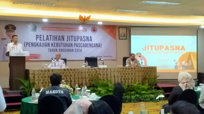 Pj. Wali Kota Malang, Wahyu Hidayat sampaikan pentingnya kesadaran terkait potensi terjadinya bencana serta pencegahannya, Rabu (15/05/2024).