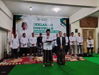 Getnowess!!! Samawi Deklarasi Dukungan untuk Kakfai Calon Wakil Wali Kota Malang, Kamis (16/05/2024).