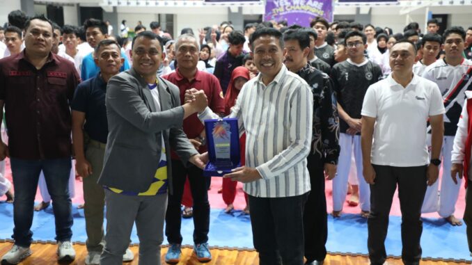 Pj. Wahyu Hidayat Buka Turnamen Taekwondo se-Jatim Piala Pj Wali Kota Malang. (Sumber Prokompim)