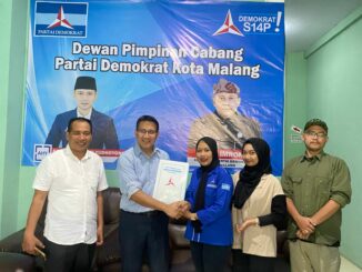 Siap Bawa Perubahan, Ardantya Syahreza Resmi Kembalikan Formulir ke Demokrat dan Mantap Maju di Pilkada Kota Malang. (istimewa)