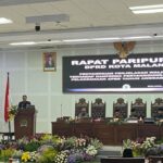 Suasana Rapat Paripurna penyampaian penjelasan Wali Kota Malang, Kamis (30/05/2024)