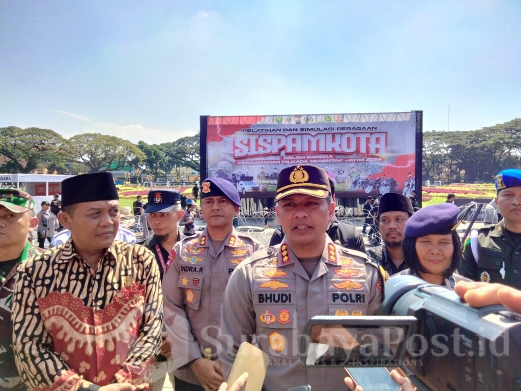 Kapolresta Malang Kota, Kombes Pol Budi Hermanto saat memberikan keterangan kepada wartawan