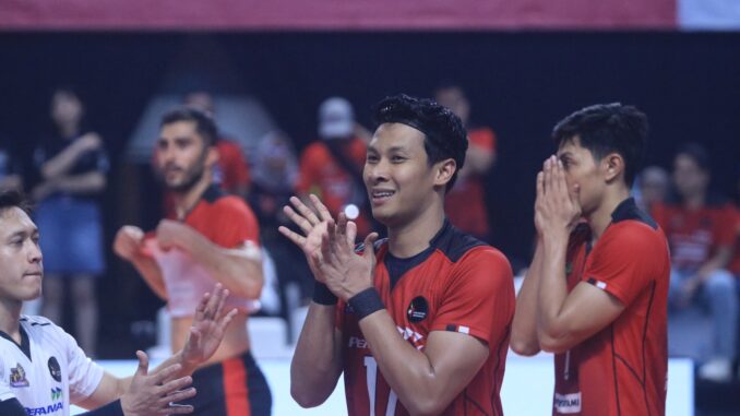 Tim Putra Jakarta Pertamina Pertamax Buka Persaingan ke Final Four pada Proliga 2024. (ist)