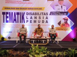 Pj. Walikota Malang, Wahyu Hidayat ajak kelompok rentan pahami resiko bencana. (Sumber Prokompim)