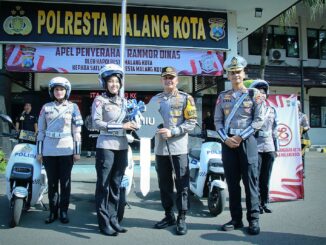 Tingkatkan Harkamtibmas dan Dukung Go Green, Polresta Malang Kota Luncurkan "Srikandi Makota"