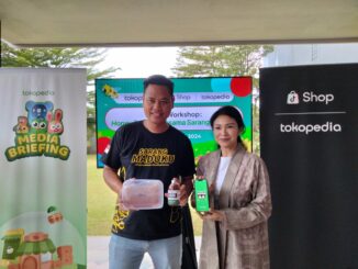 Kisah sukses Andoni Pridatama owner Sarang Maduku, produsen madu dari Malang bersama Tokopedia dan ShopTokopedia, Senin (03/06/2024)