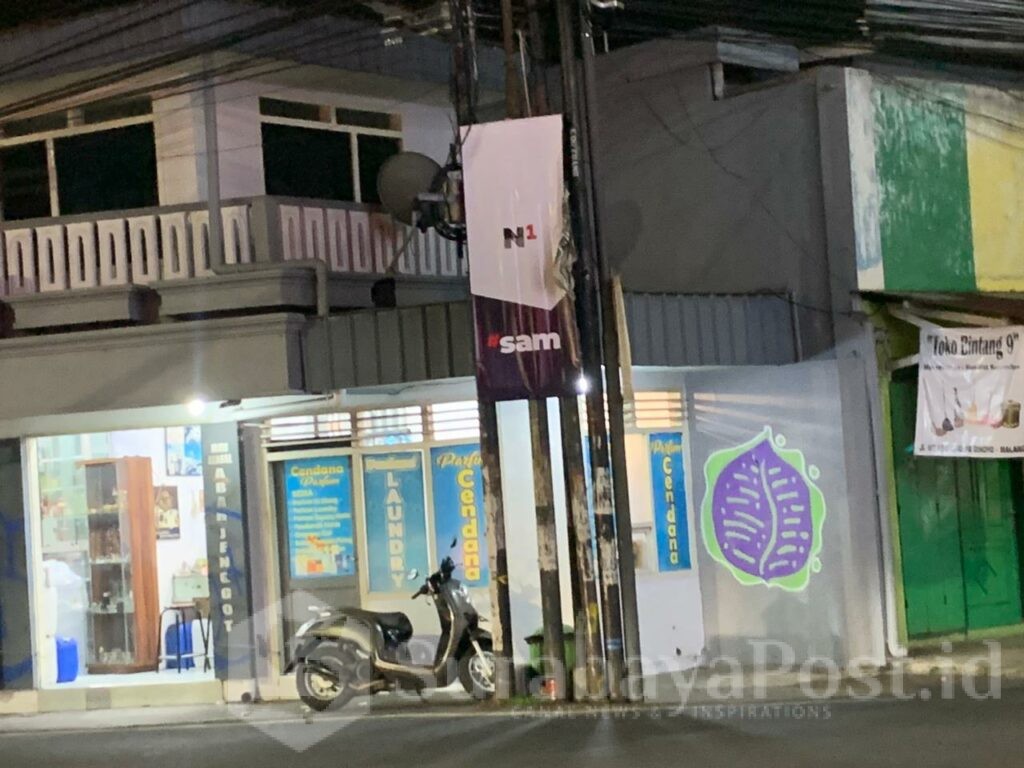 Banner dibeberapa sudut jalanan di Kota Malang bertuliskan N1 #SAM