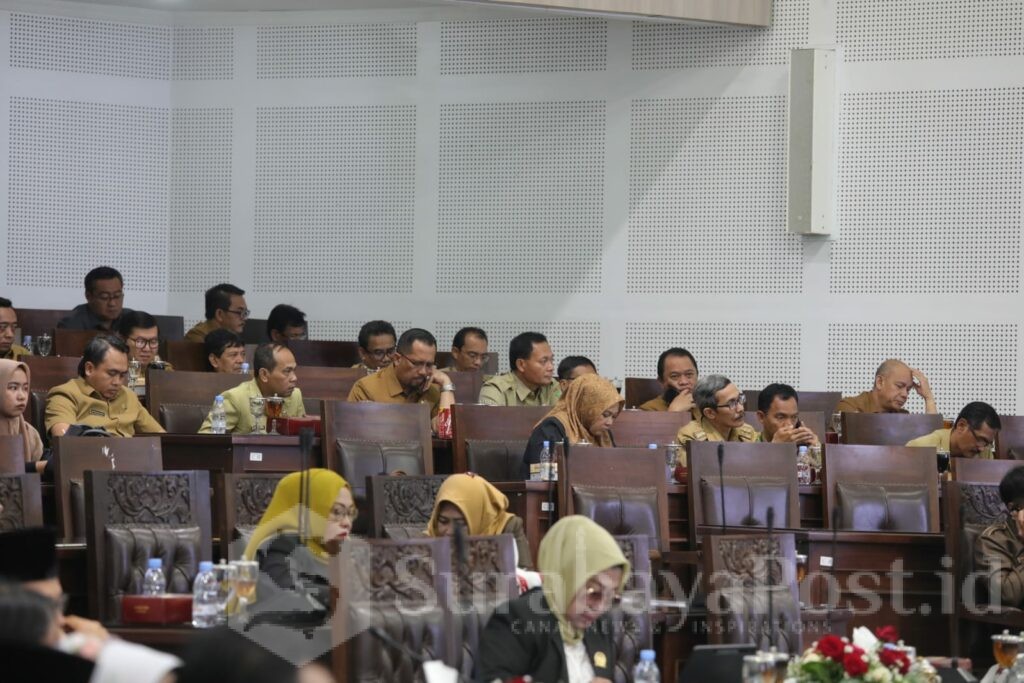 Suasana rapat Paripurna DPRD Kota Malang