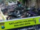 Polresta Malang Kota mengamankan 99 Motor dari hasil Operasi balap liar dan knalpot tidak sesuai spesifikasi teknis. (Sumber Humas Polresta)