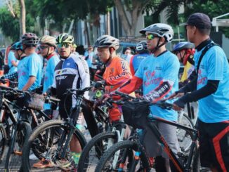 Menyambut HUT Bhayangkara ke-78. Polda Jawa Timur,gelar lomba balap sepeda "Tour de Panderman 2024" di Kota Batu, Sabtu (08/06/2024).