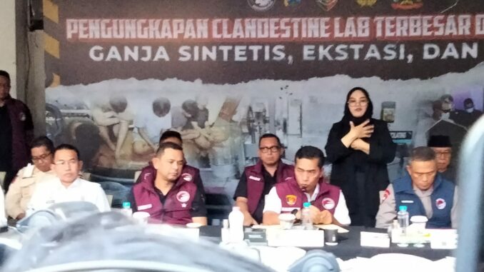 Sejarah Terbesar di Indonesia, Bareskrim Polri berhasil ungkap Pabrik Narkoba di Malang, Rabu (03/07/2024)